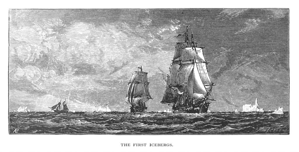 250 years icebergwater | James Cook in the sea